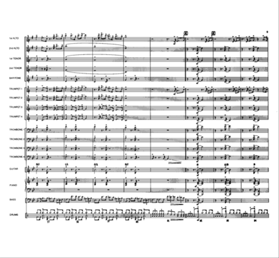 Down At Duke's Place Down At Duke's Place Jazz Ensemble scores gallery preview page 9