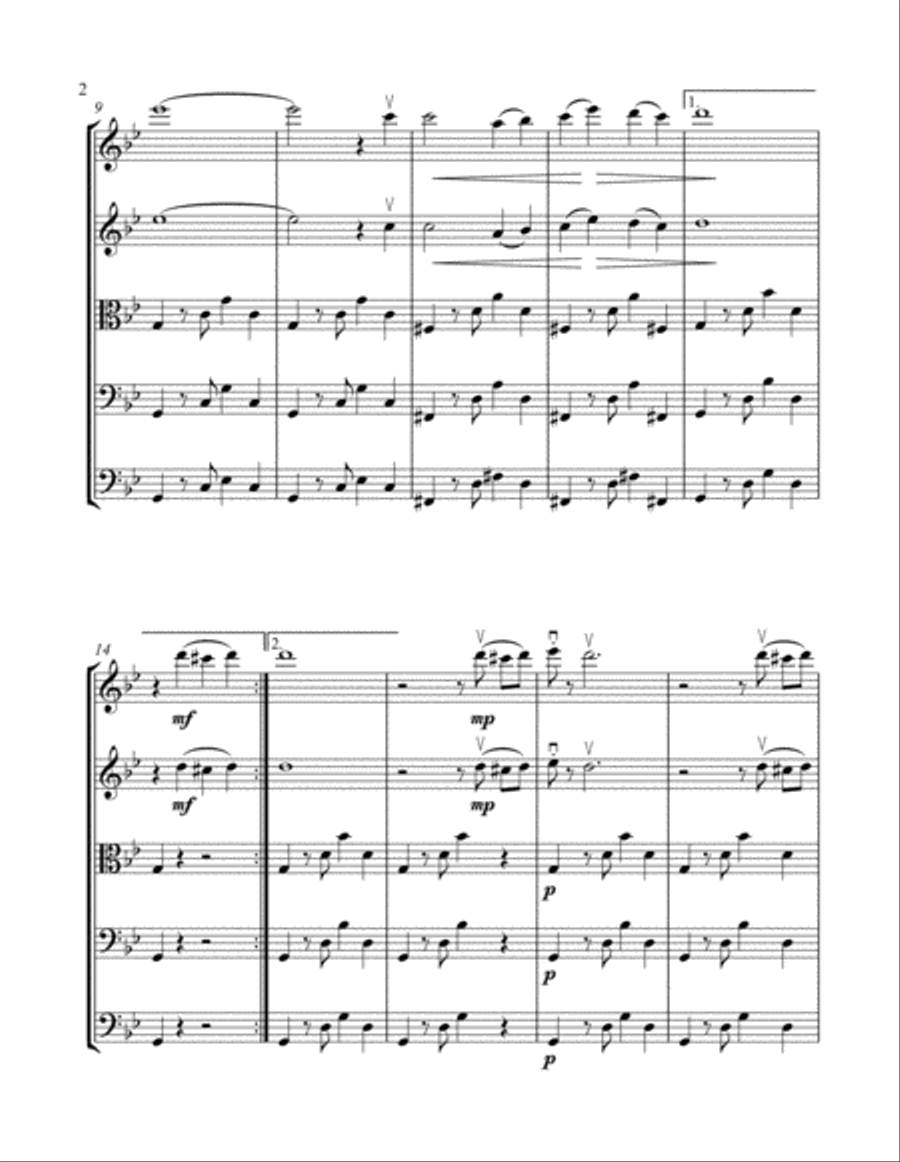 Tango Tango String Quintet scores gallery preview page 2
