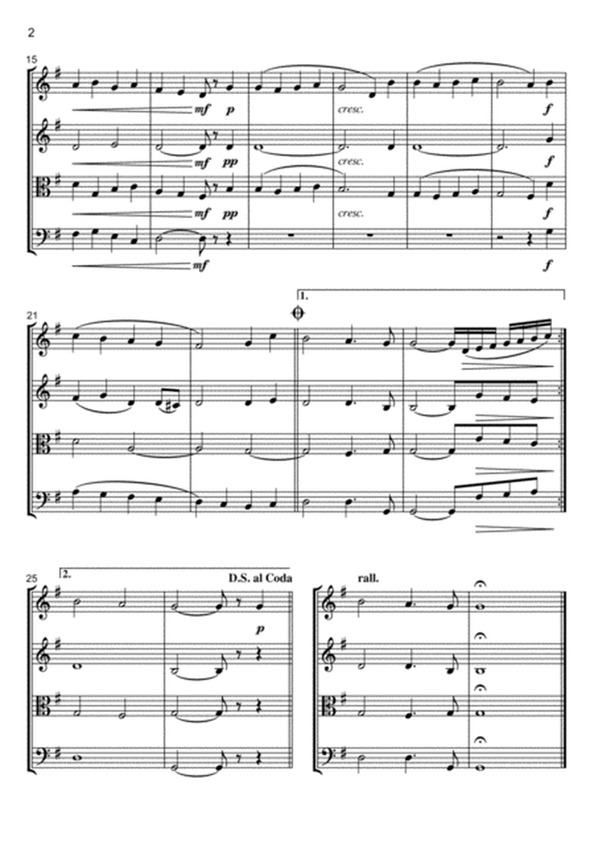 "ADESTE FIDELES" (O Come, All Ye Faithful) - John Francis Wade | String Quartet image number null