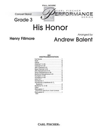 Book cover for His Honor (March)