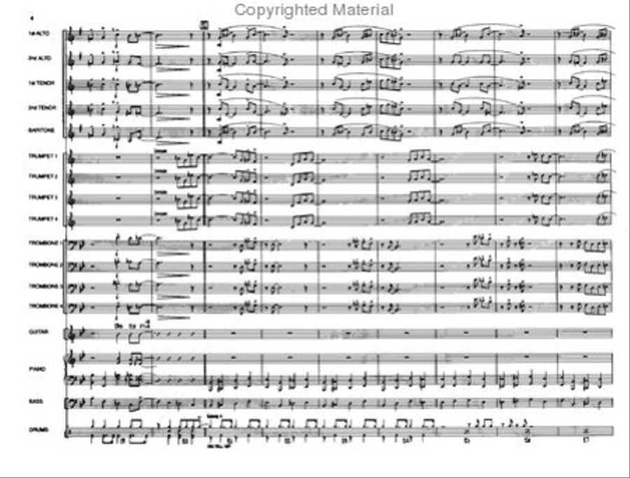 Blue Hue Jazz Ensemble scores gallery preview page 4