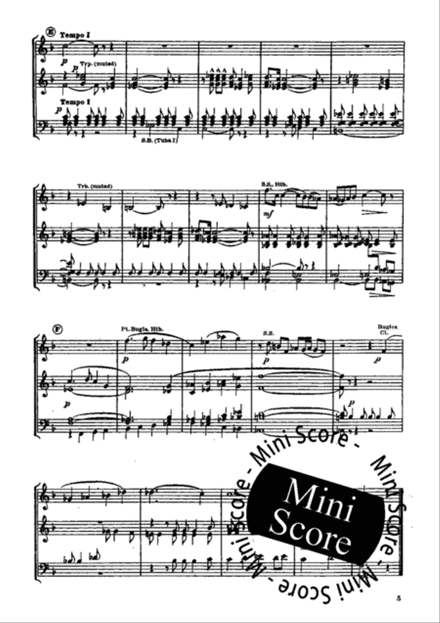 Petit Triptyque Concert Band scores gallery preview page 7
