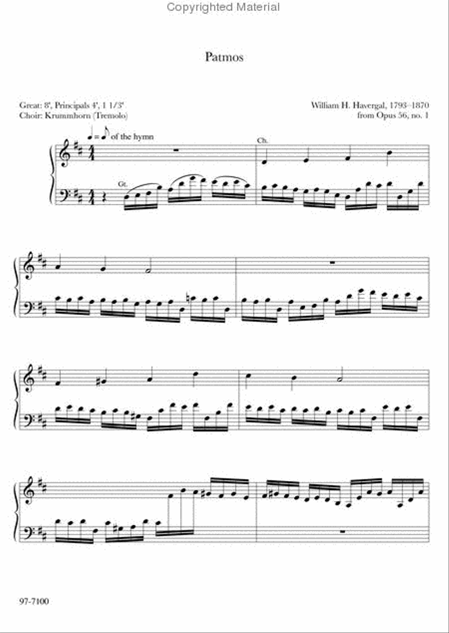 Master Organ Works of Jan Bender, Vol. 3 Organ scores gallery preview page 10