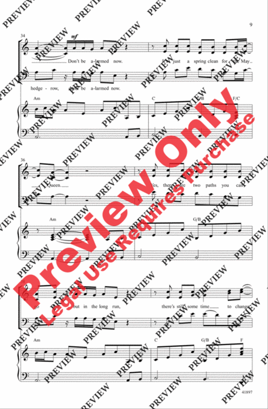 Stairway to Heaven 3-Part scores gallery preview page 23