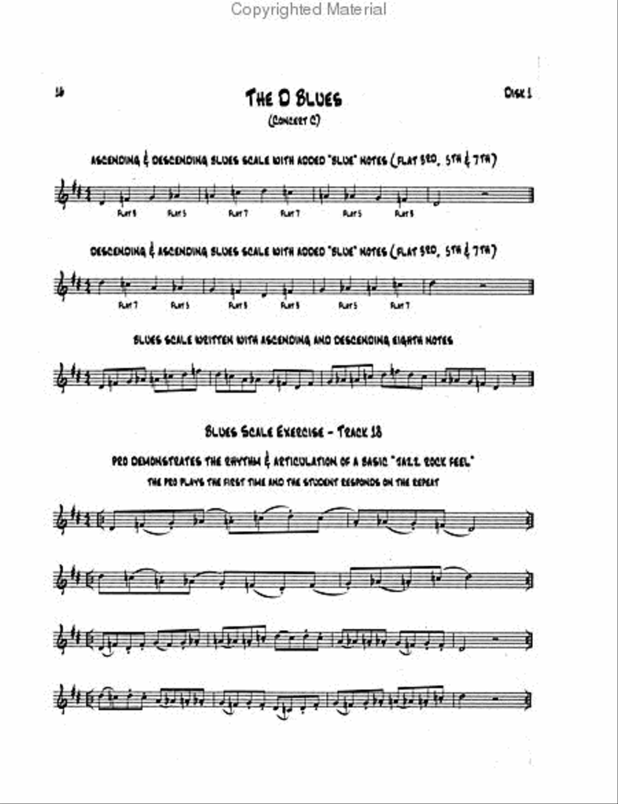 Know Before You Blow - Blues for Trumpet with 2 CDs Trumpet scores gallery preview page 4