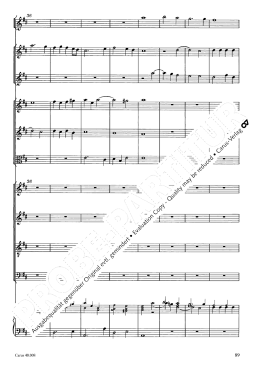 Introduzione e Gloria 4-Part scores gallery preview page 90