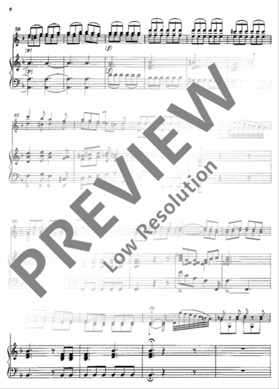 La Chasse La Chasse Violin scores gallery preview page 9