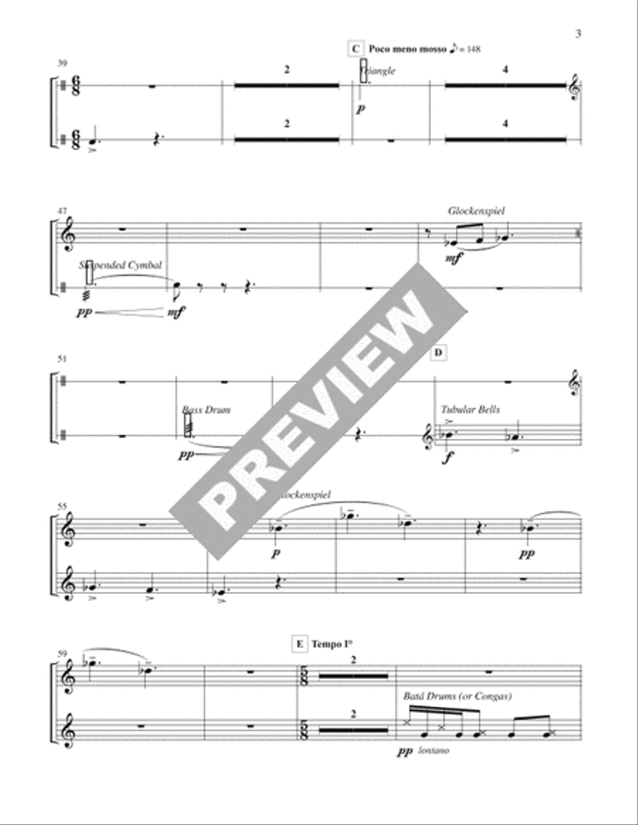 Drumsound Rises - Instrument edition Percussion scores gallery preview page 4