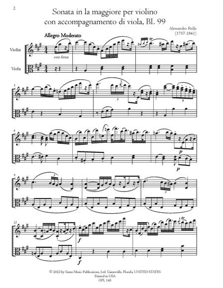 78 Violin-Viola Duets, BI. 33-110 Volume 18 (BI. 99-102)