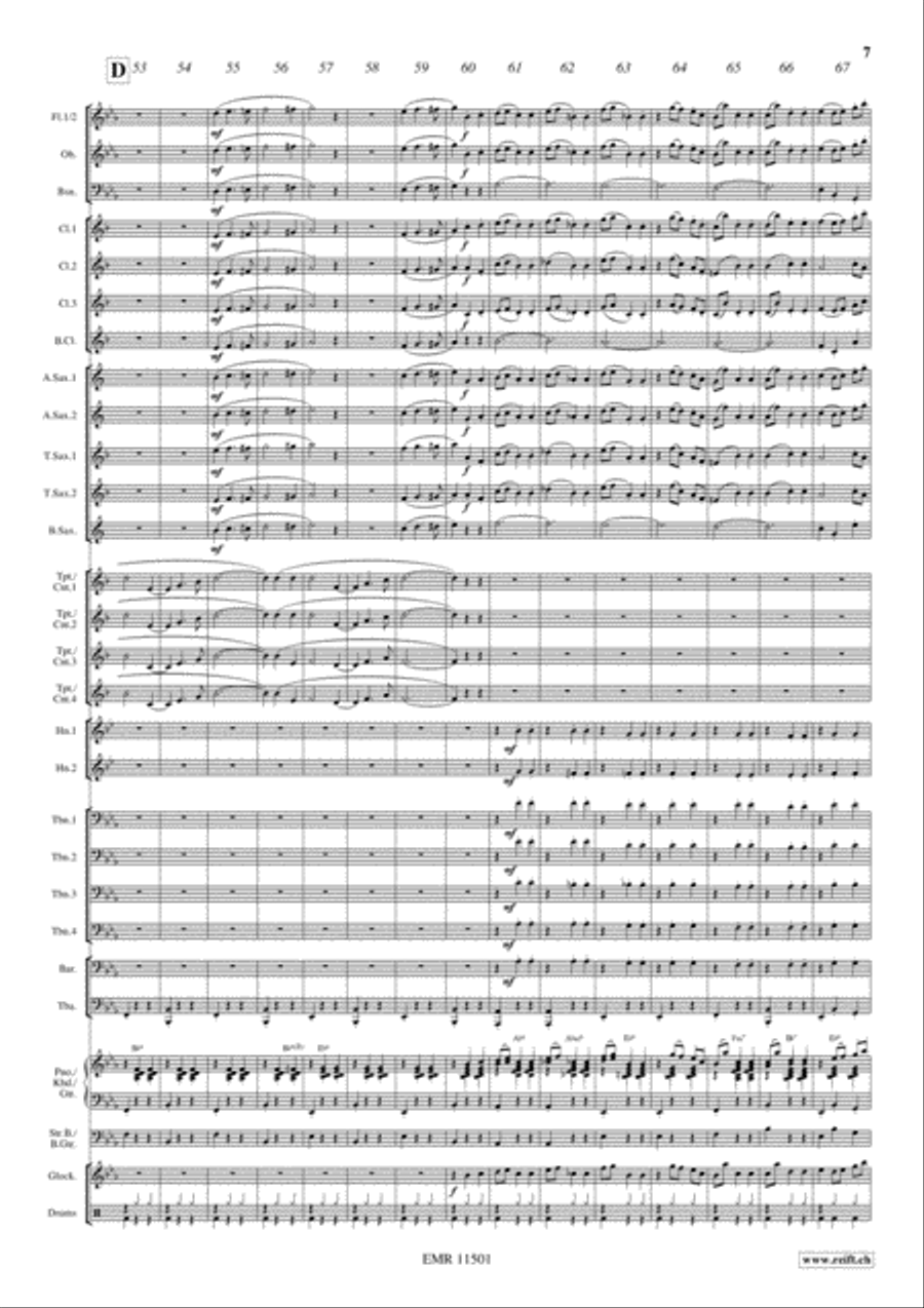 Love In Vienna Concert Band scores gallery preview page 8