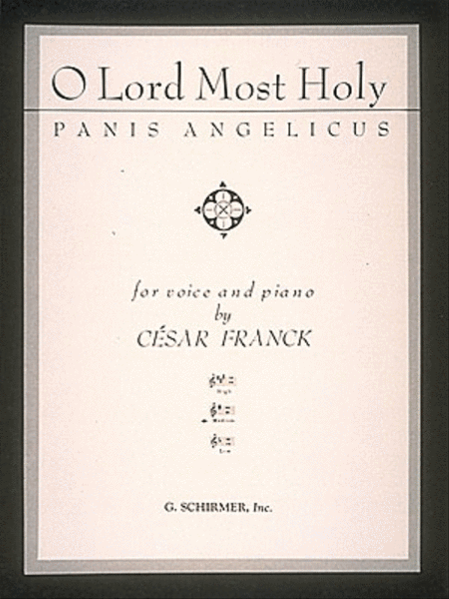 Panis Angelicus (O Lord Most Holy) - Medium Voice In G Medium Voice scores gallery preview page 1