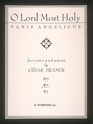 Book cover for Panis Angelicus (O Lord Most Holy) - Medium Voice In G