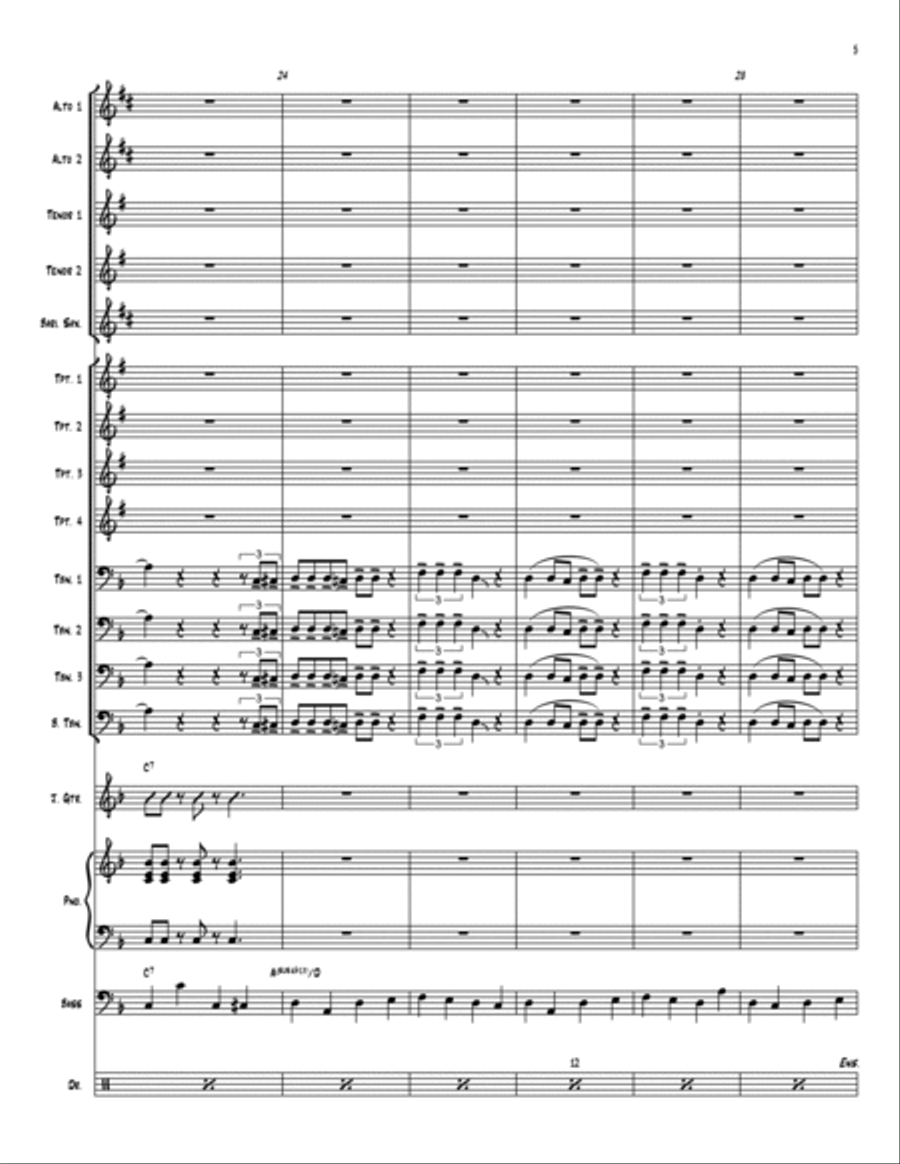 Viva Las Vegas Viva Las Vegas Jazz Ensemble scores gallery preview page 5