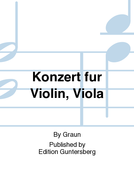 Konzert fur Violin, Viola