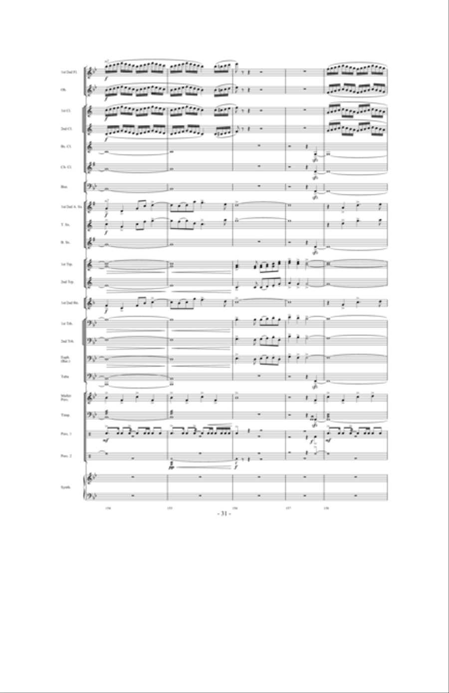 Earhart Earhart Concert Band scores gallery preview page 30