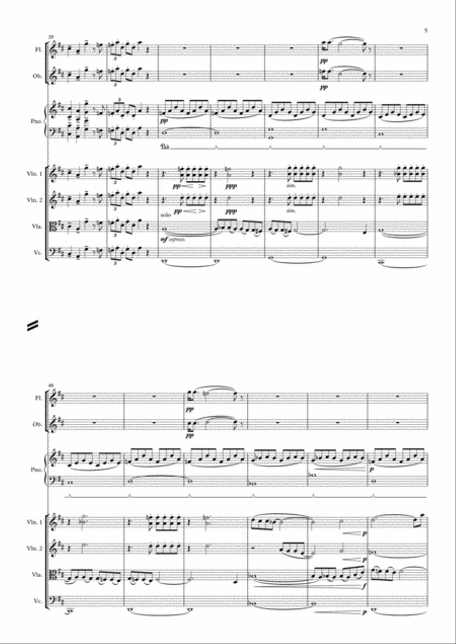 Orchestrina in D Small Ensemble scores gallery preview page 5
