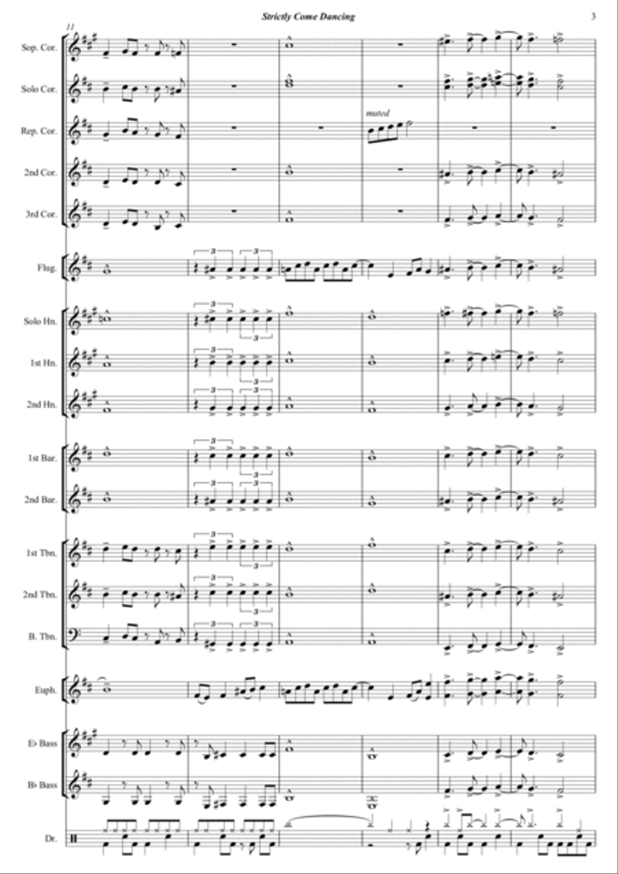 Strictly Come Dancing Brass Band scores gallery preview page 4