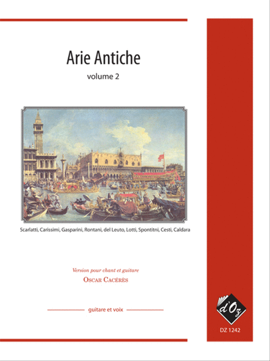 Arie Antiche vol. 2 Classical Guitar scores gallery preview page 1