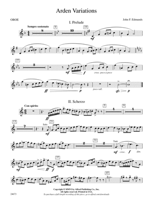 Arden Variations: Oboe