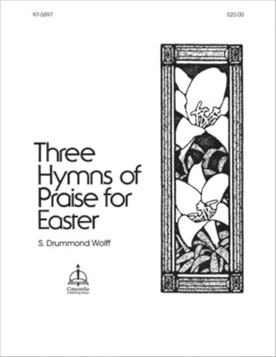 Three Hymns of Praise for Easter Trombone scores gallery preview page 1