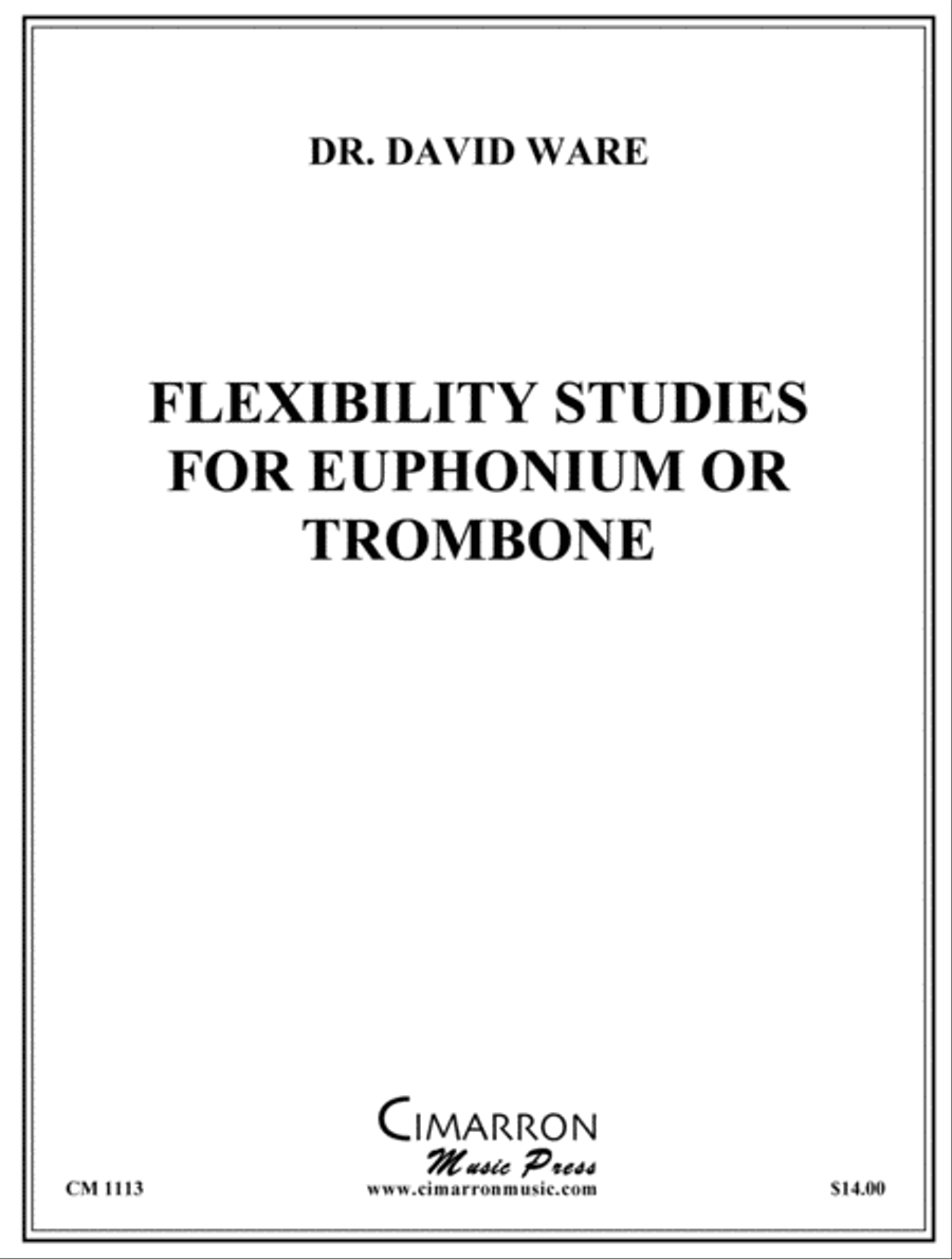 Flexibility Studies for Euphonium or Trombone Euphonium scores gallery preview page 1