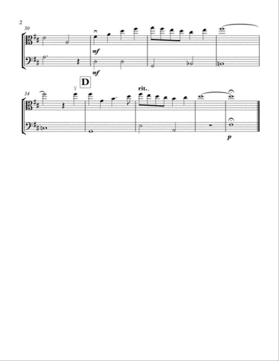 Have Yourself A Merry Little Christmas from MEET ME IN ST. LOUIS String Duet scores gallery preview page 3