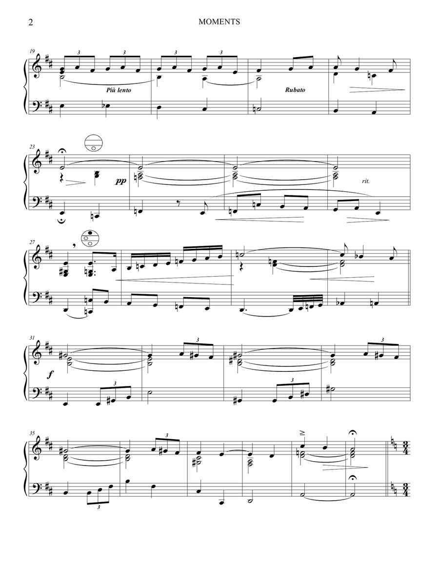 MOMENTS - Little Praeludium Accordion scores gallery preview page 2