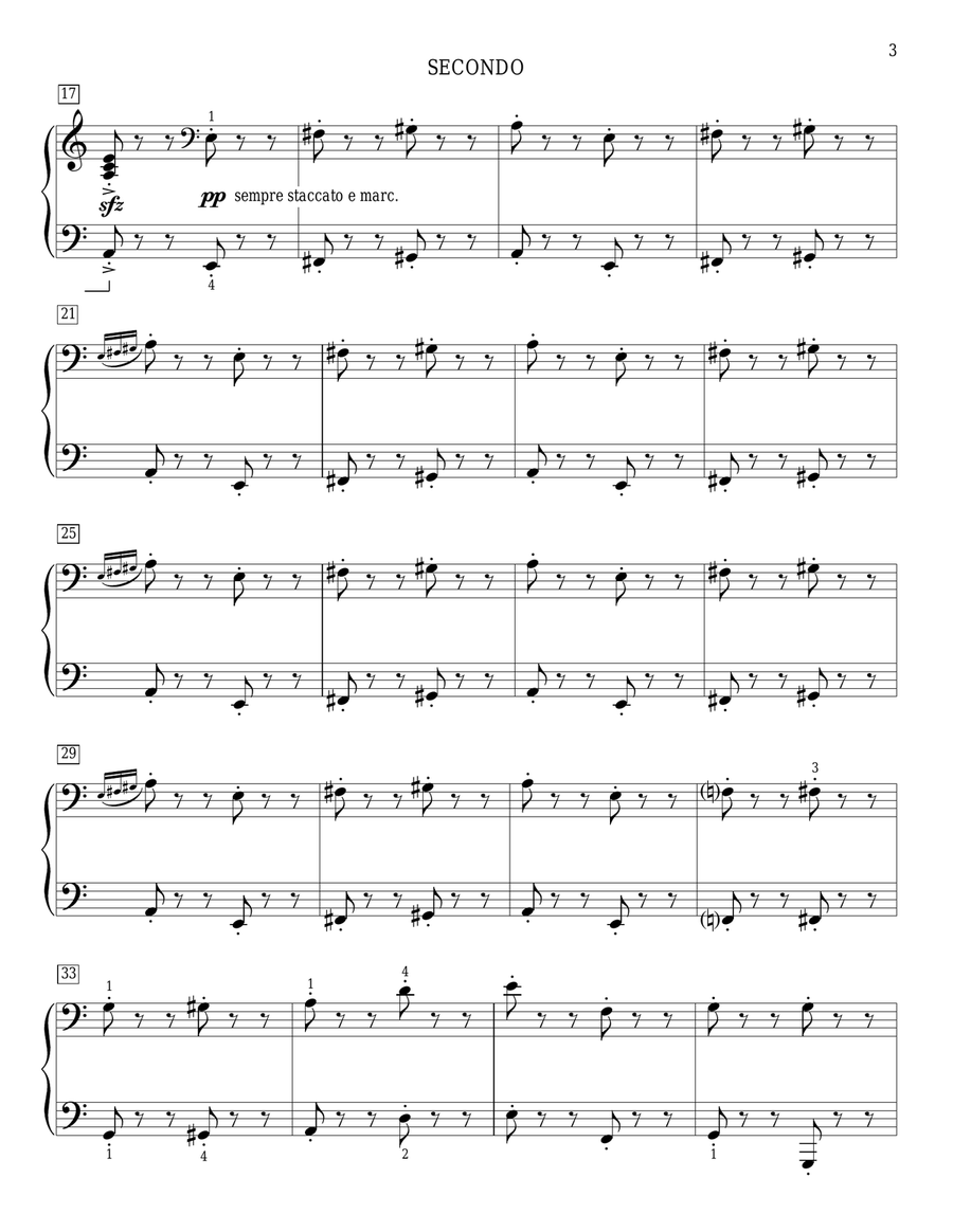 March Of The Toys March Of The Toys Piano Duet scores gallery preview page 3