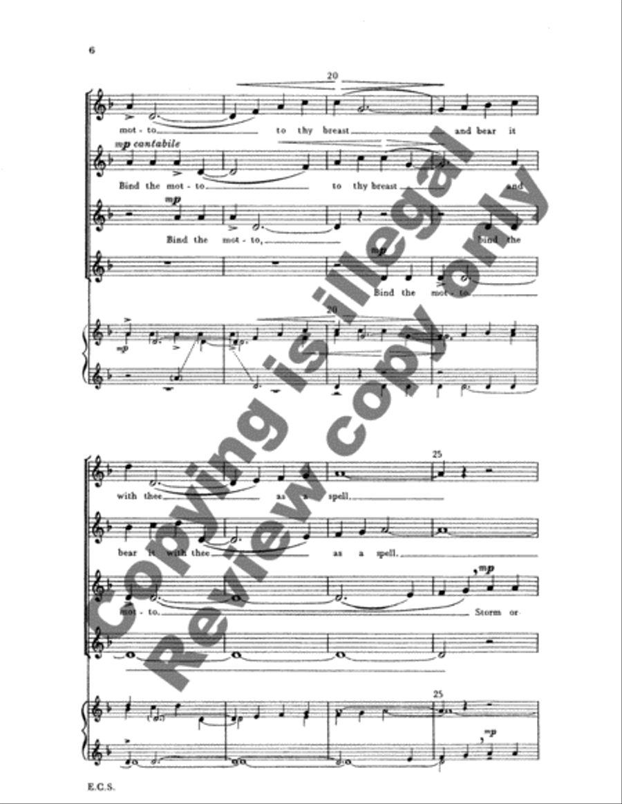 Haste Not! Rest Not! SSAA scores gallery preview page 6