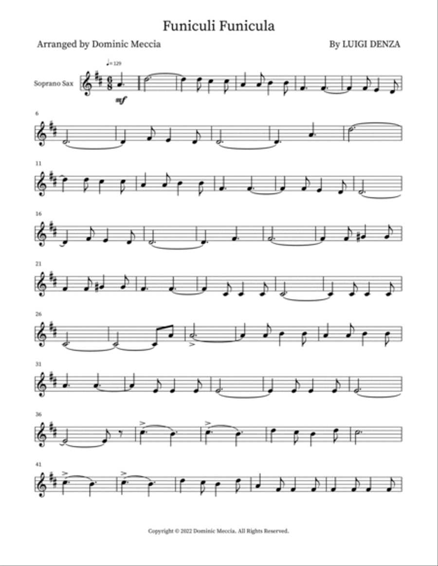 Funiculi Funicula Funiculi Funicula Small Ensemble scores gallery preview page 4