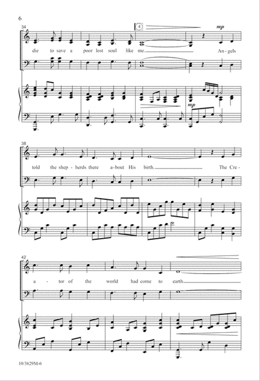 He Was Born to Die 4-Part scores gallery preview page 6