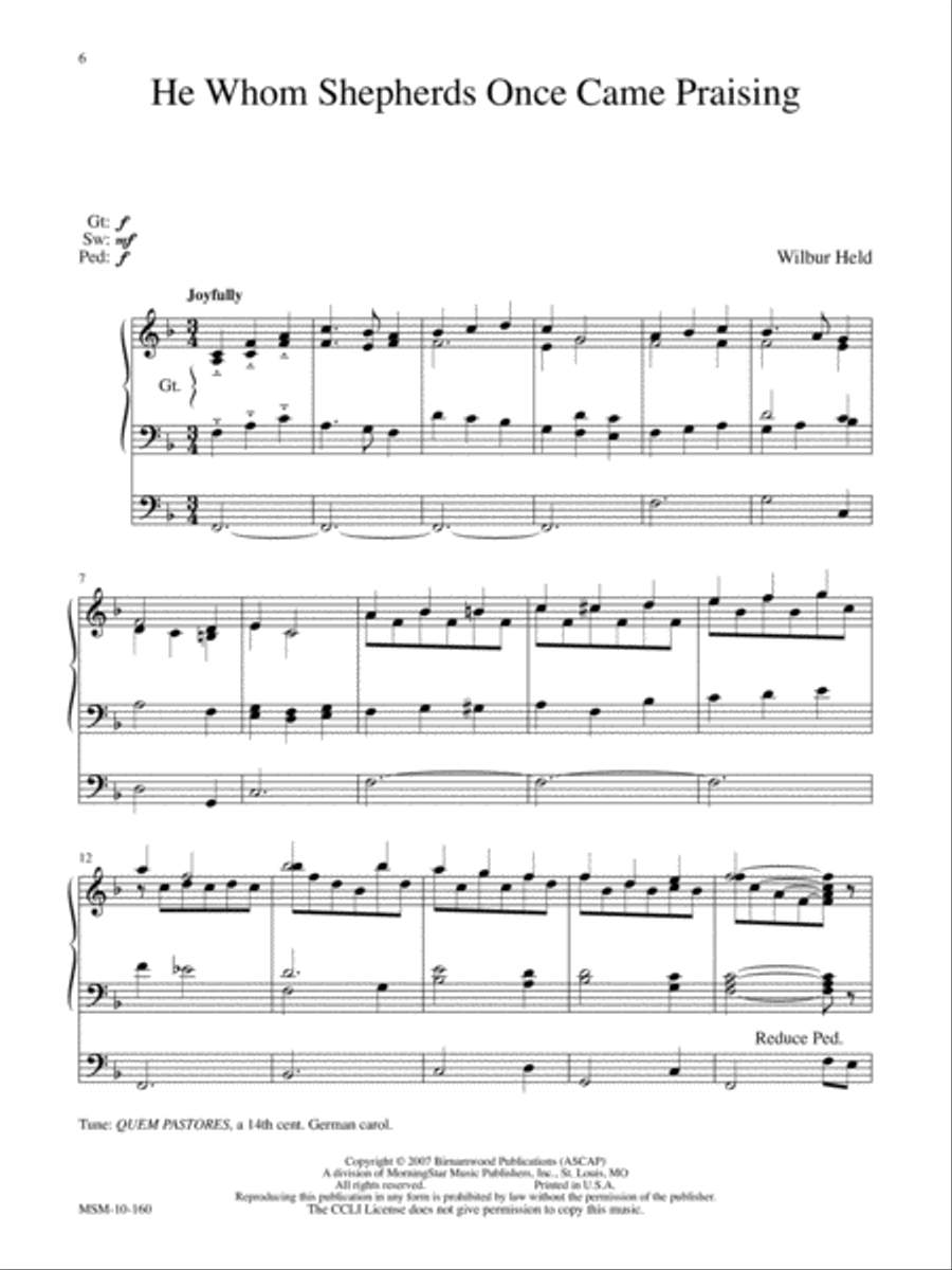 I Heard the Bells on Christmas Day Organ scores gallery preview page 4