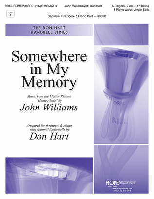 Book cover for Somewhere in My Memory Ringer's Ed