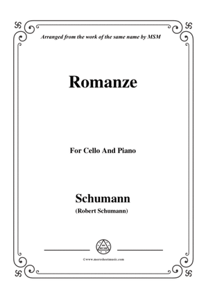 Book cover for Schumann-Romanze,for Cello and Piano