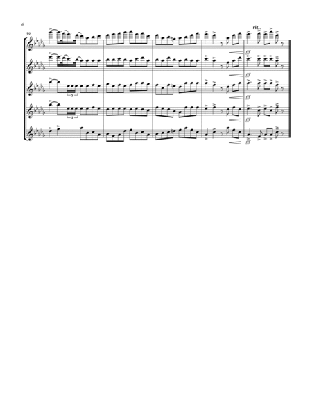 Coronation March (Db) (Flute Quintet)