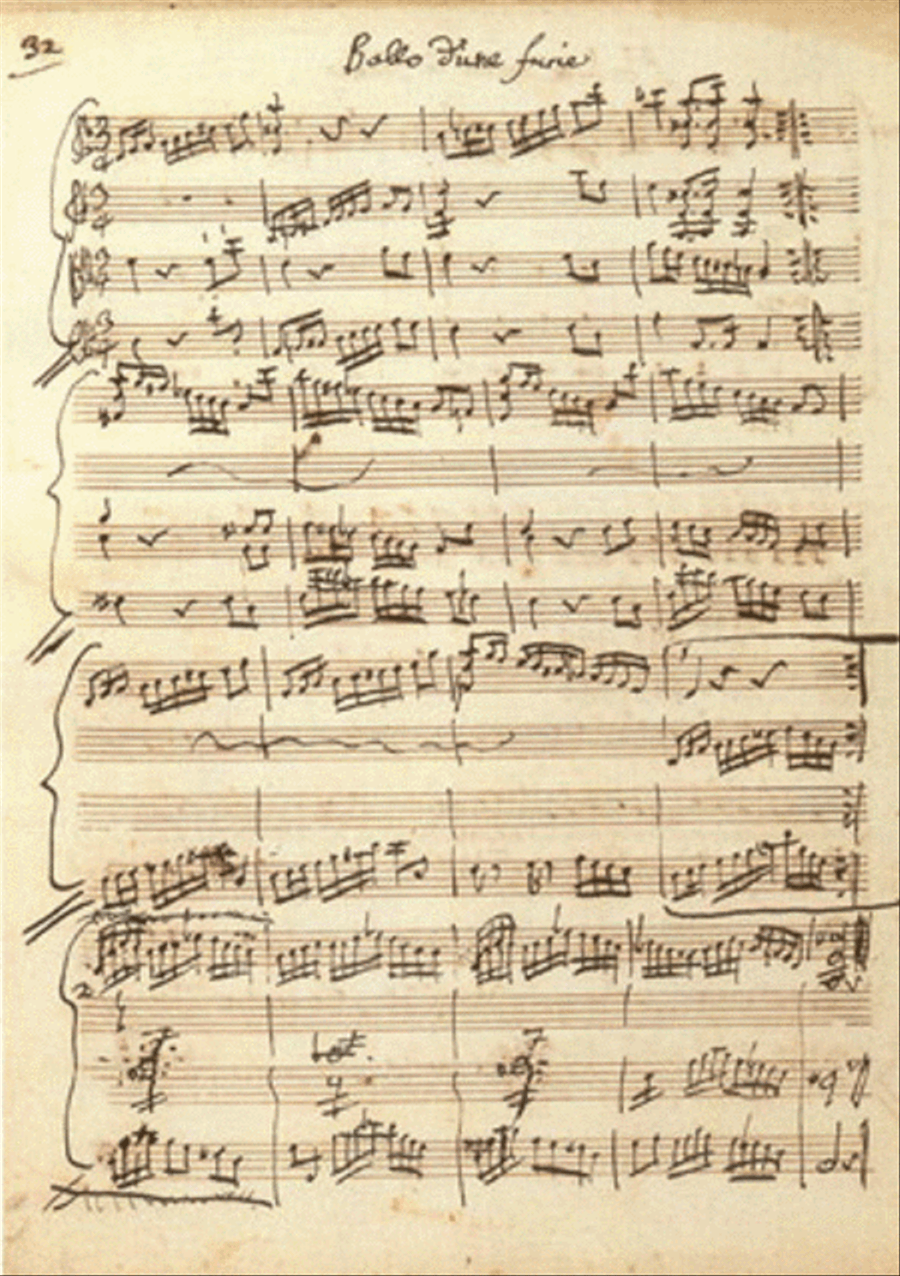 Orphee et Euridice Greeting & Postcards scores gallery preview page 1