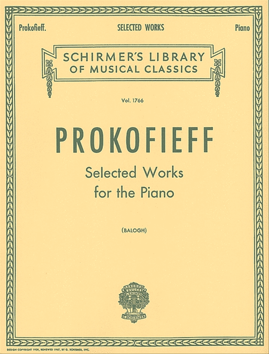 Selected Works Piano Solo scores gallery preview page 1