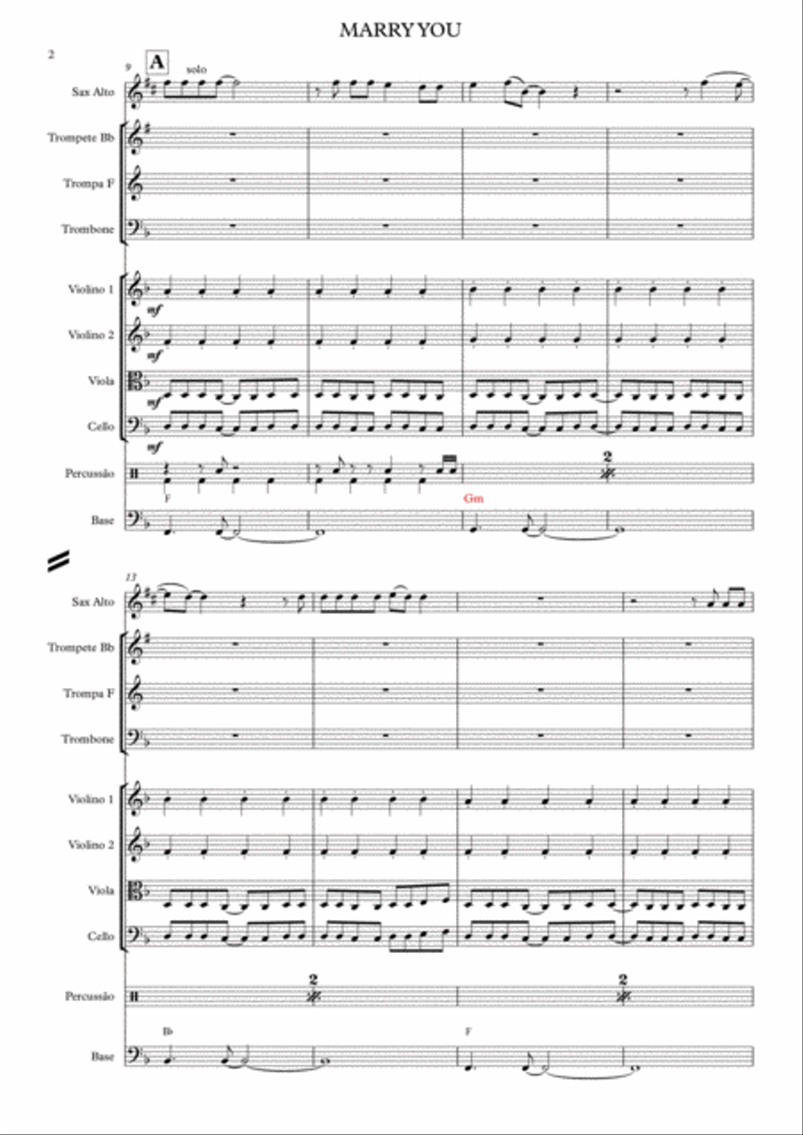 Marry You Large Ensemble scores gallery preview page 2