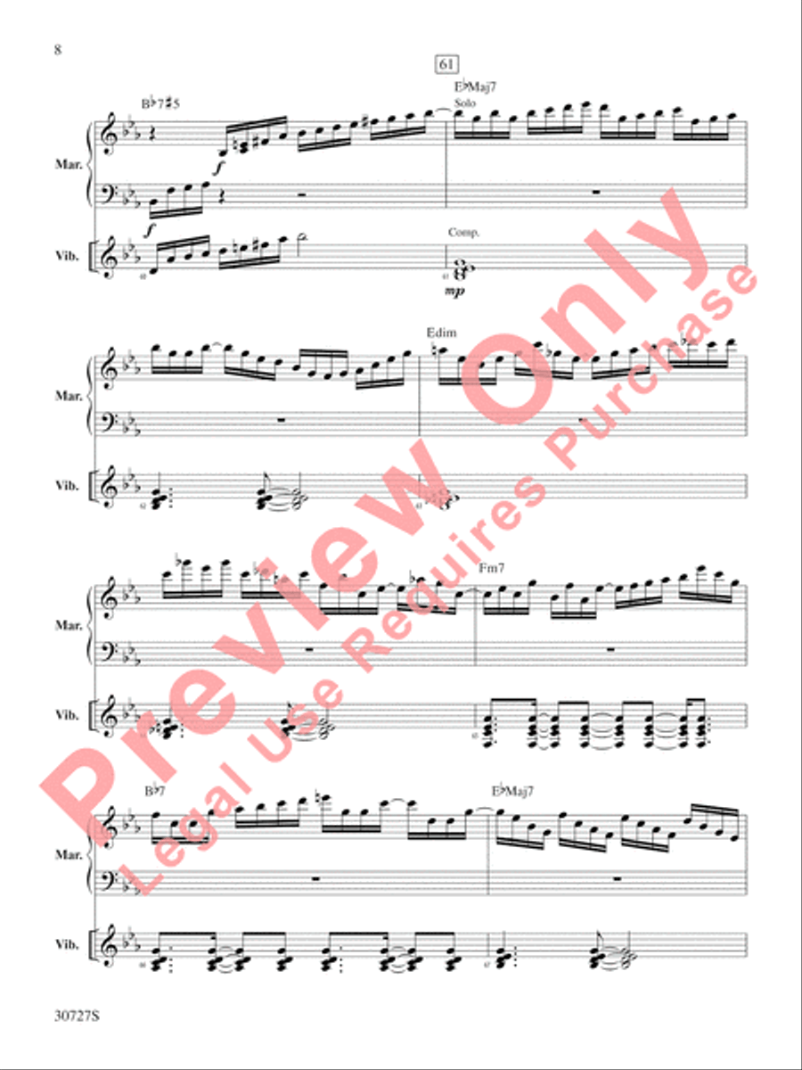 The Gershwin Mallet Collection Percussion scores gallery preview page 9