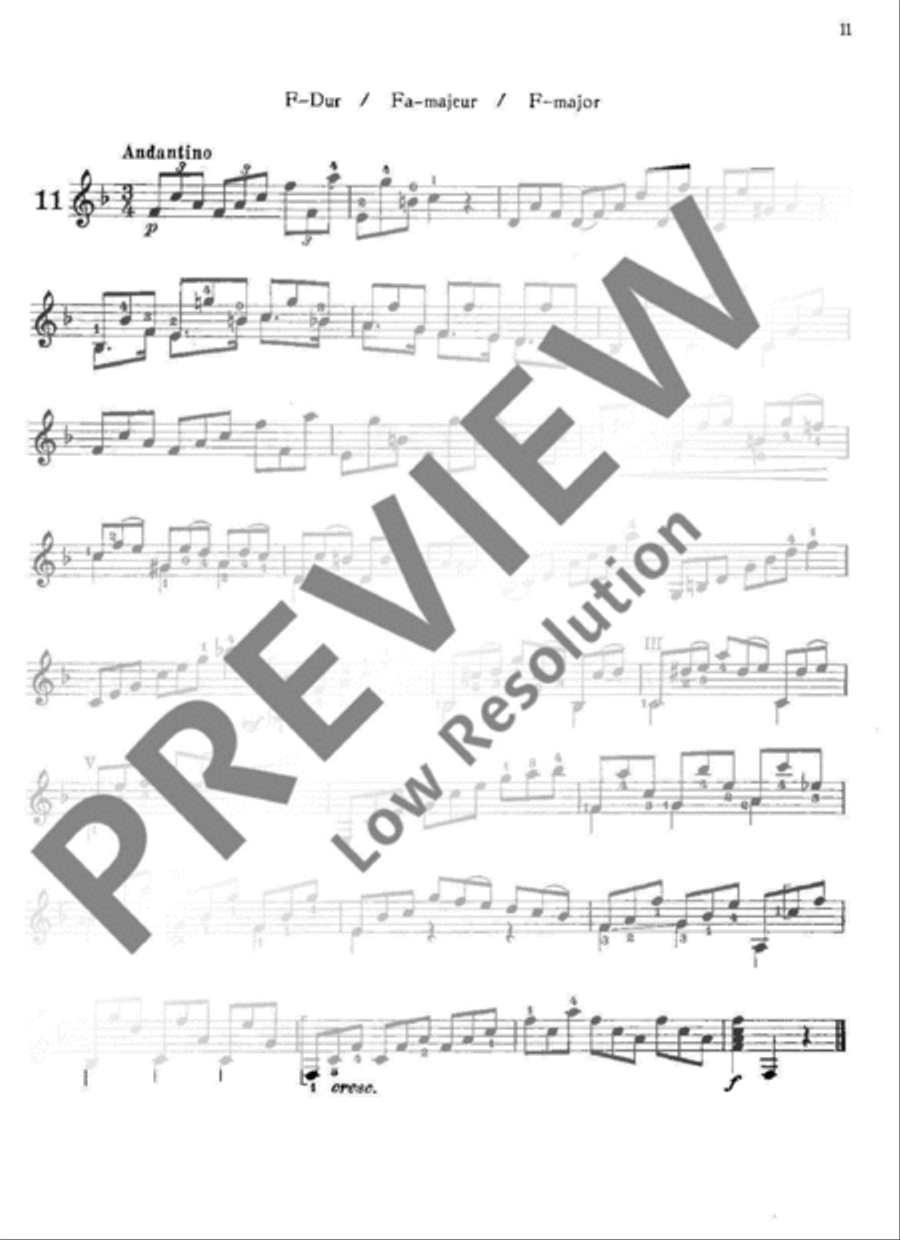 Preludes Classical Guitar scores gallery preview page 12