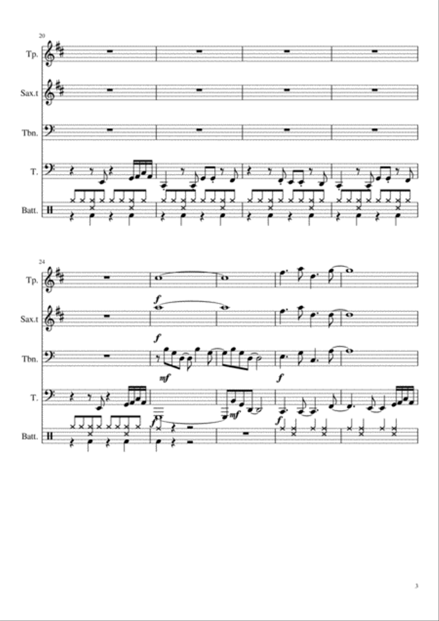 Lloy Lloy Brass Ensemble scores gallery preview page 3