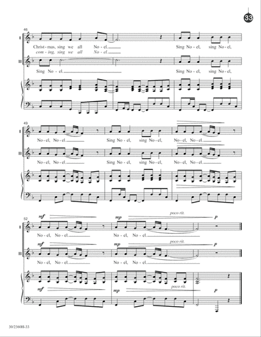 It's Christmas Everywhere! Unison Choir scores gallery preview page 34