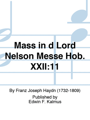 Book cover for Mass in d Lord Nelson Messe Hob. XXII:11