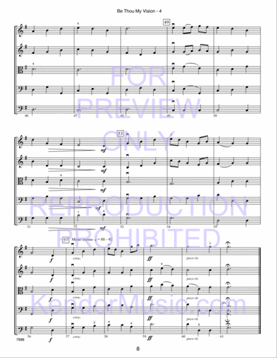 Kendor Concert Favorites, Volume 2 - 3rd Violin (Viola T.C.) Viola scores gallery preview page 13