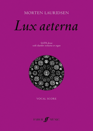 Book cover for Lux Aeterna Satb