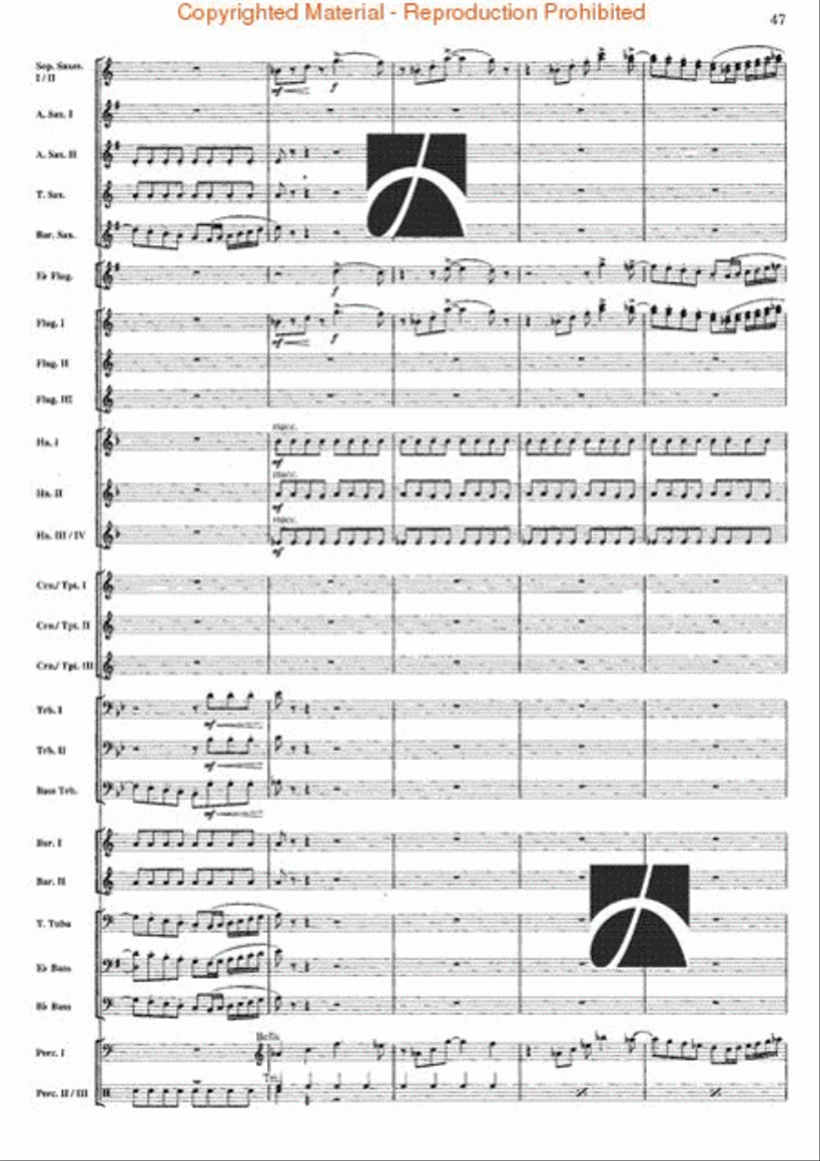 Firestorm Brass Band scores gallery preview page 47
