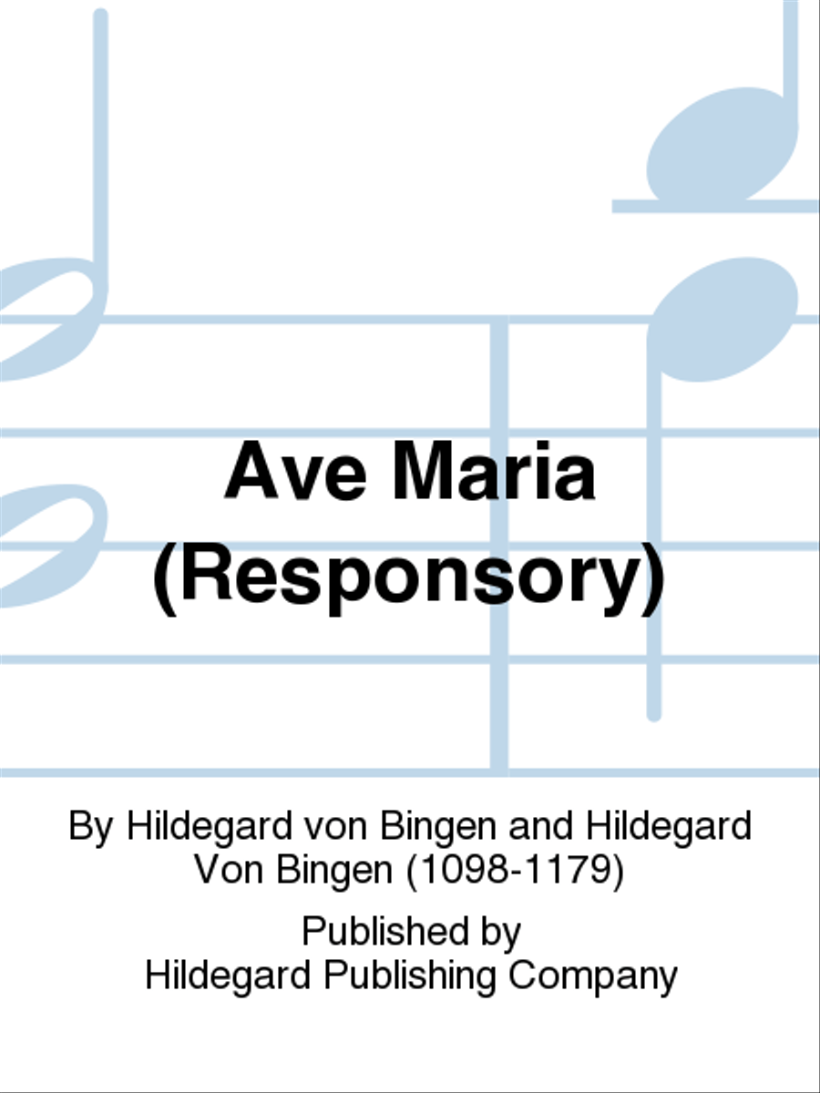 Ave Maria (responsory) Choir scores gallery preview page 1