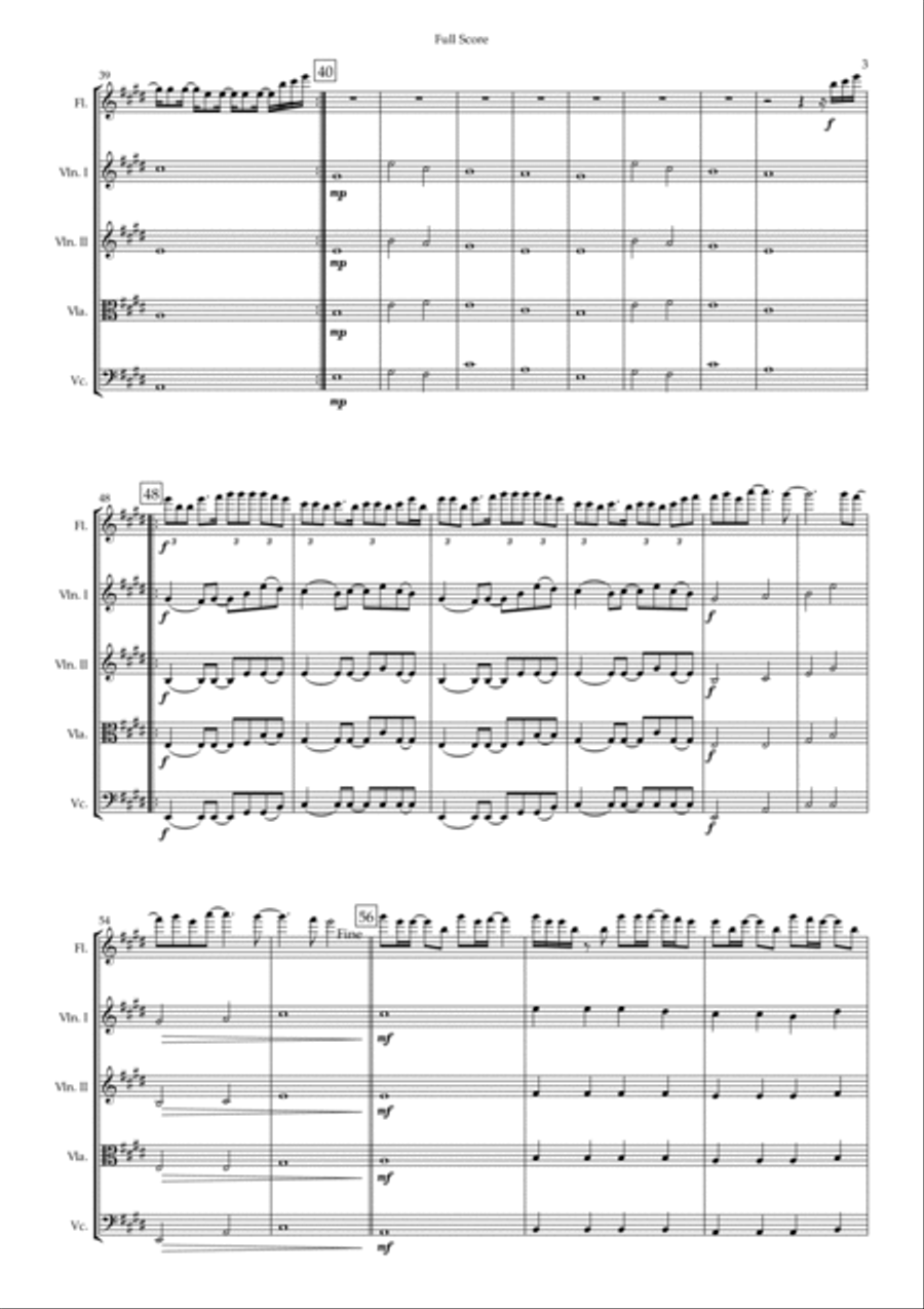 There Will Be Time Small Ensemble scores gallery preview page 3