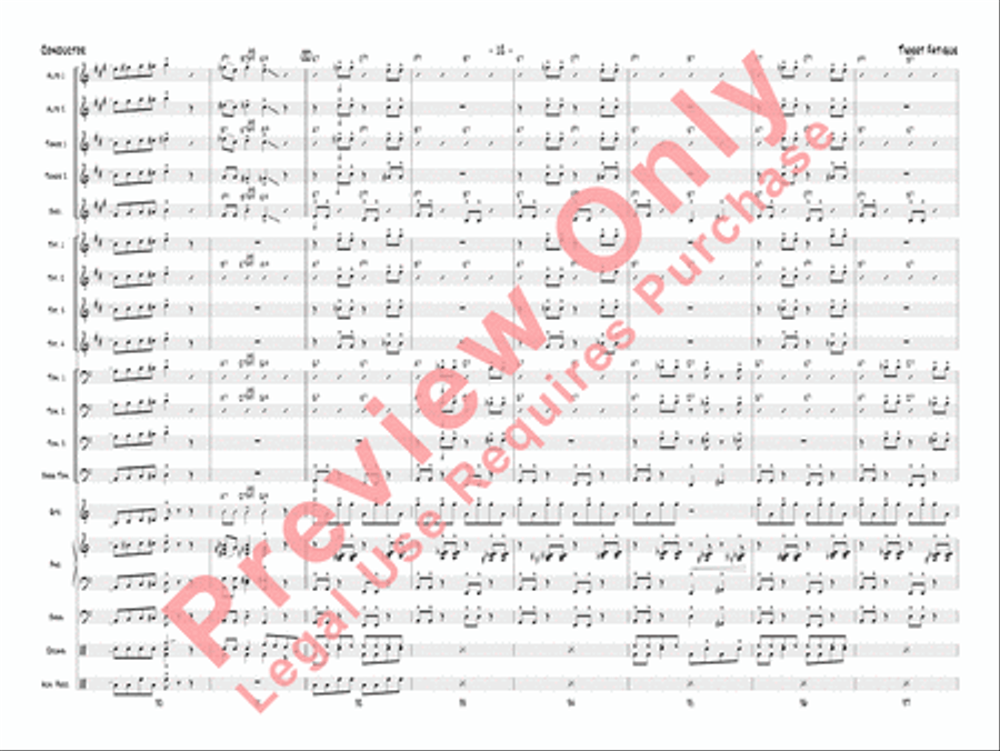 Tweet Fatigue Jazz Ensemble scores gallery preview page 15