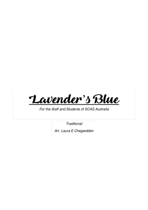 Book cover for Lavender's Blue for Beginner String Orchestra